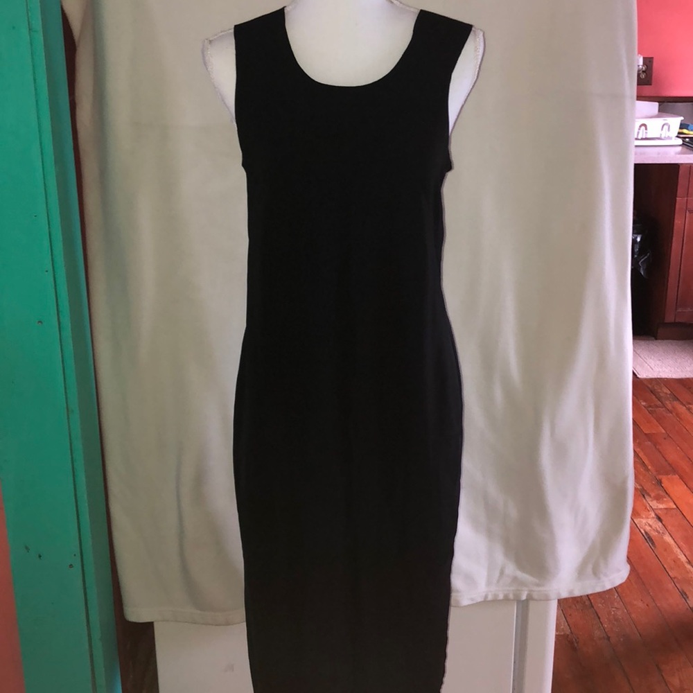 Katherine Barclay black dress